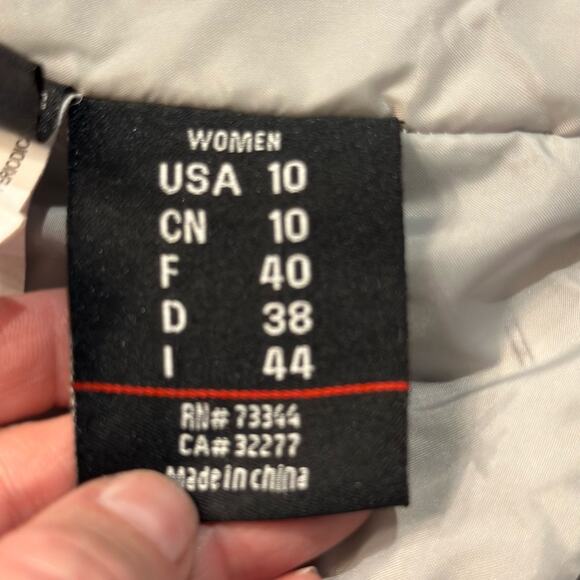 Marker Women’s Size 10 Black and White Ski Coat/Jacket Faux Fur Trim - Picture 11 of 15